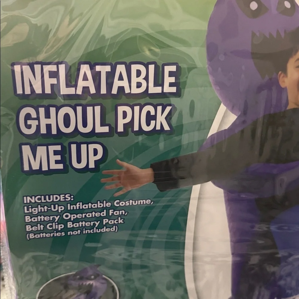 Inflatable Ghoul Pick Me Up Boys Halloween Costume